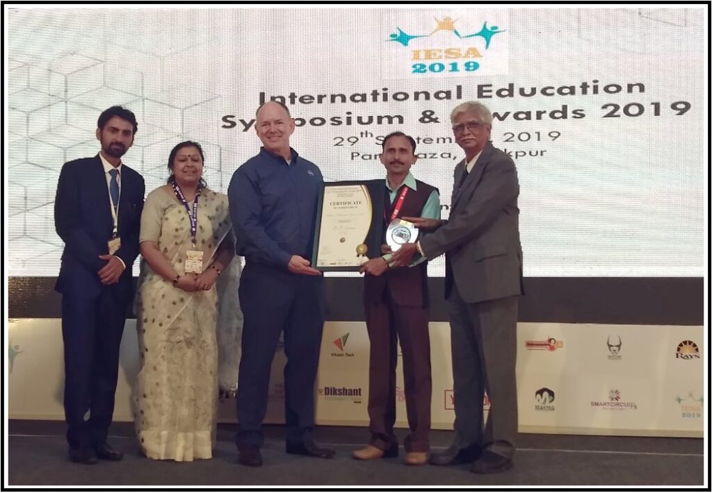 International Education Symposum & Awards, Lifetime Achivement Award 2019 by Troy D Cline - The Diirector NASA - USA